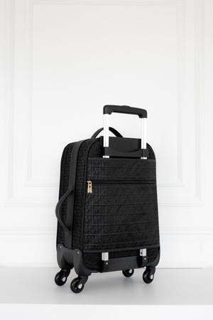 Kit Bolsas Maternidade Origem Preto - Mala de rodinhas, Bolsa Cleo, Mochila 2 em 1, Frasqueira térmica e Trocador portátil