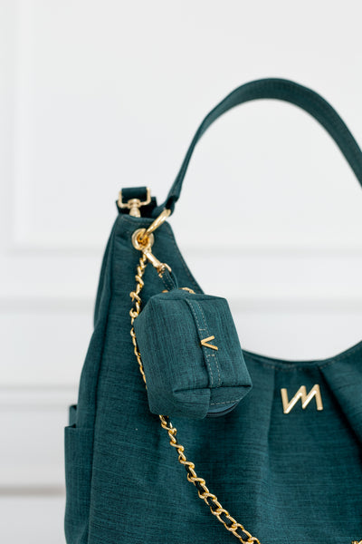 Porta Chupetas Ella Linho Verde