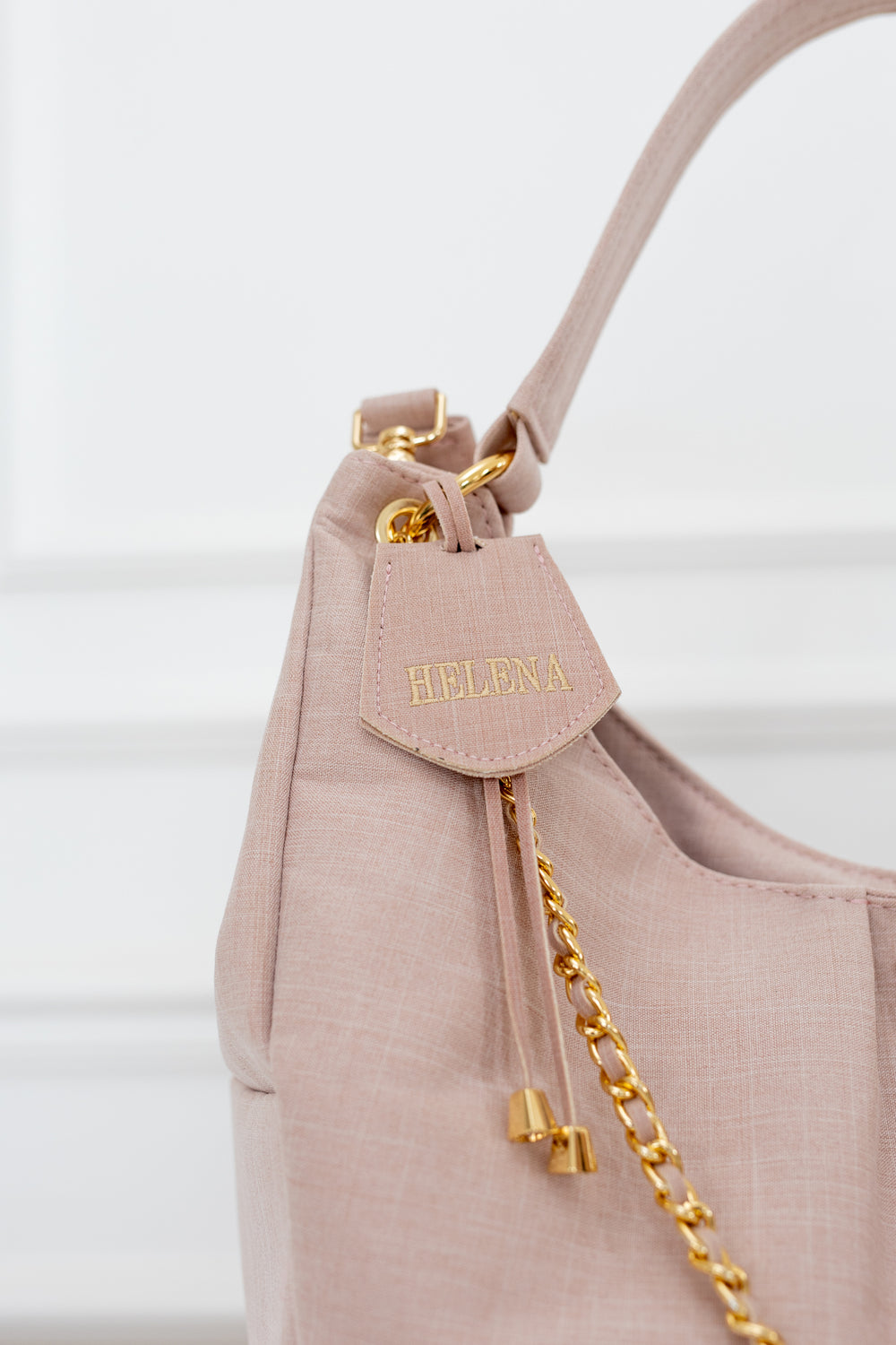 Pingente Ella Nome Linho Rosé