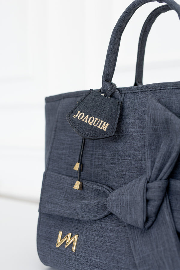 Pingente Ella Nome Linho Preto