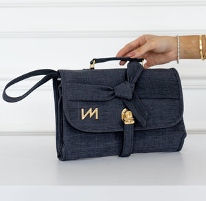 Trocador Portátil Nós Preto