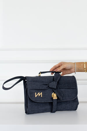 Kit Bolsas Maternidade Nós Preto - Mala de rodinhas, Bolsa Madeleine, Mochila 2 em 1 , Porta Documentos e Trocador Portátil.&nbsp;