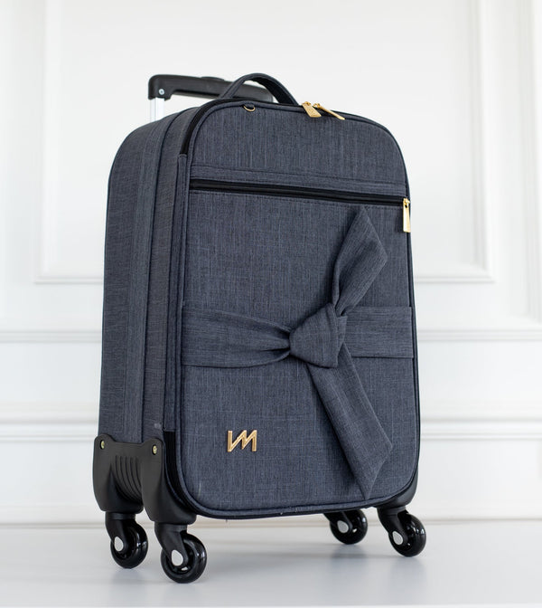 Mala de Rodinhas Nós Preto - Pronta Entrega