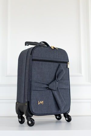 Kit Bolsas Maternidade Nós Preto - Mala de rodinhas, Bolsa Madeleine, Mochila 2 em 1 , Porta Documentos e Trocador Portátil.&nbsp;