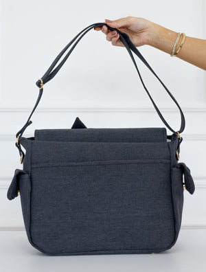 Bolsa Louise Nós Preto - Pronta Entrega