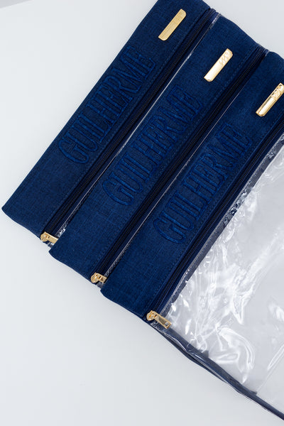 Kit de Organizadores Porta Look Linho Marinho