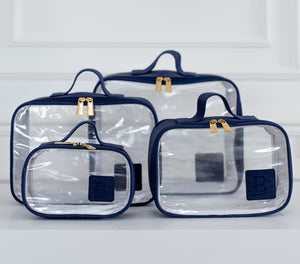 Kit Cristal Linho Marinho