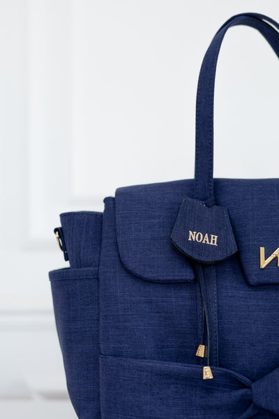 Pingente Ella Nome Linho Marinho