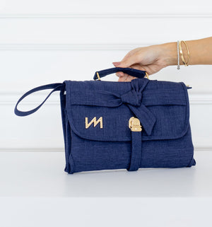 Trocador Portátil Nós Marinho - Pronta Entrega