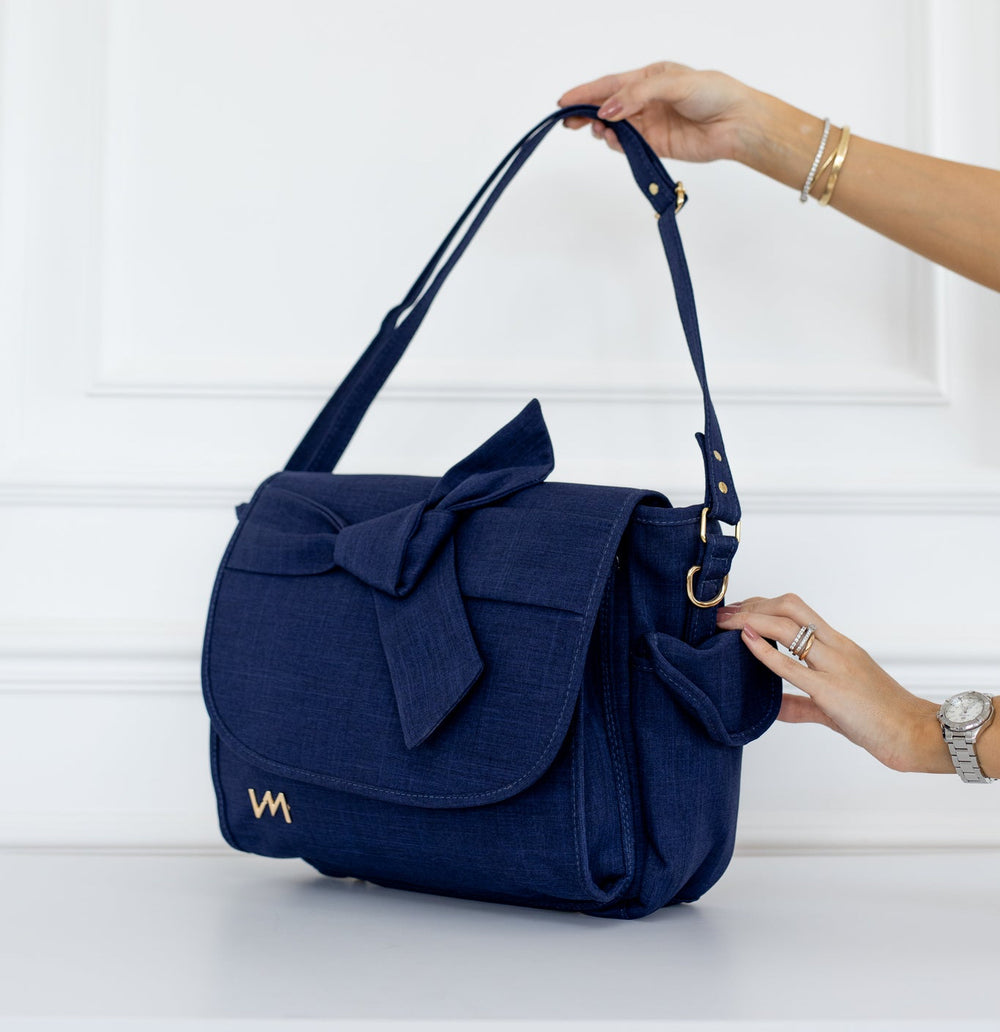 Bolsa Louise Nós Marinho - Pronta Entrega