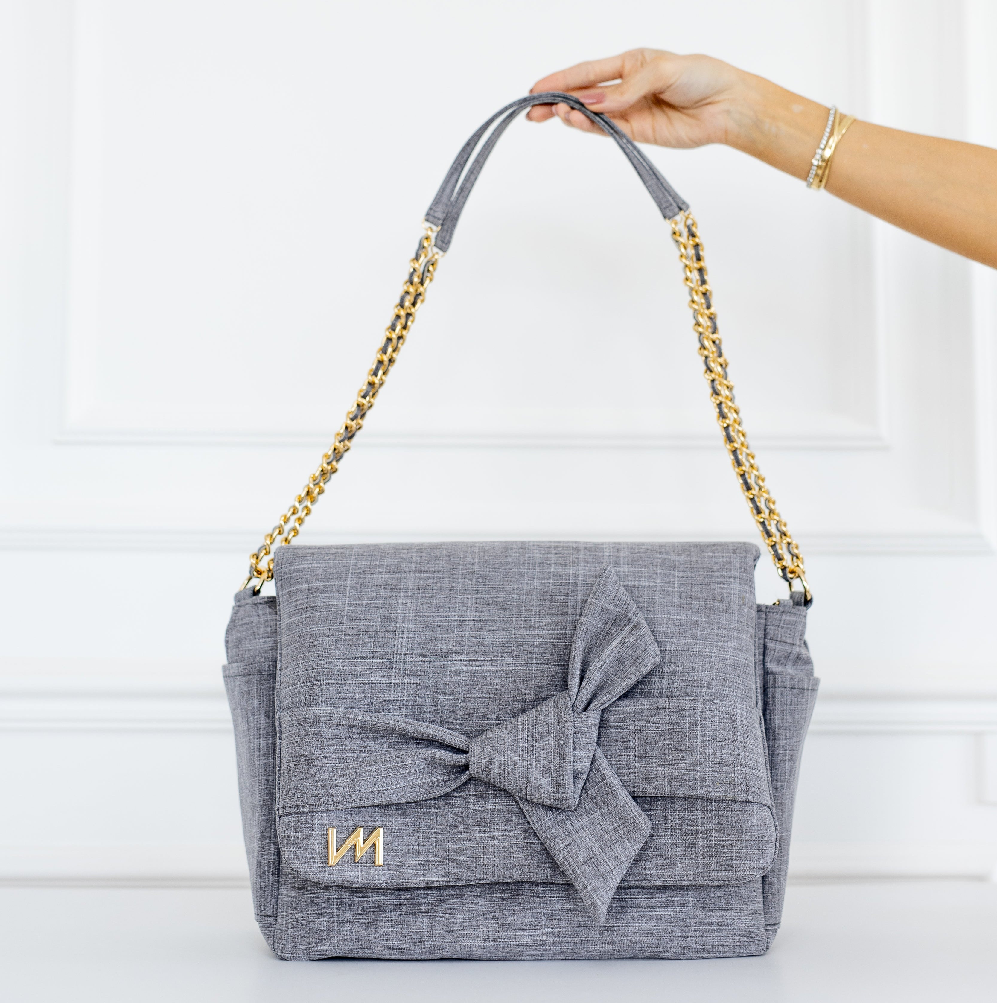 Bolsa Kate Nós Cinza