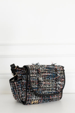 Bolsa maternidade Louise Mini Tweed Preto