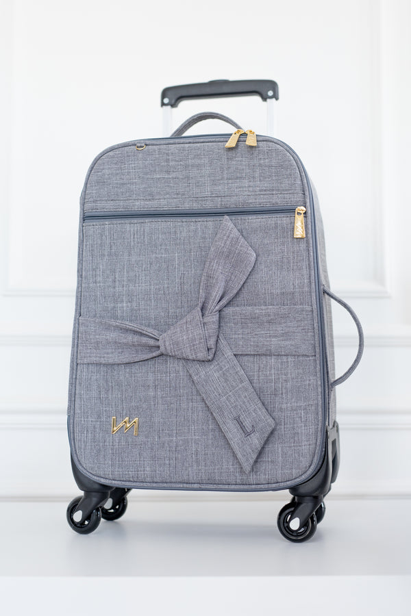 Mala de Rodinhas Nós Cinza