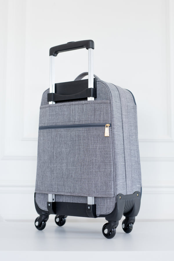 Mala de Rodinhas Nós Cinza