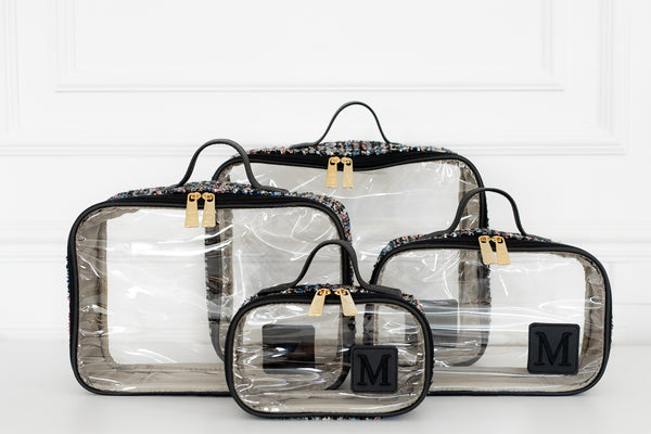 Kit Cristal Tweed Preto