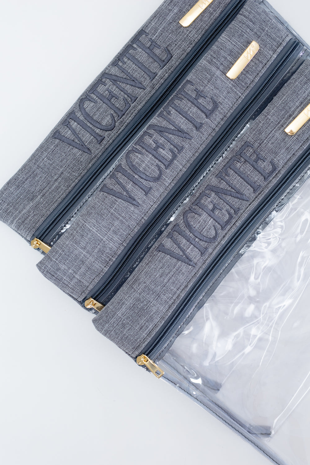 Kit de Organizadores Porta Look Linho Cinza