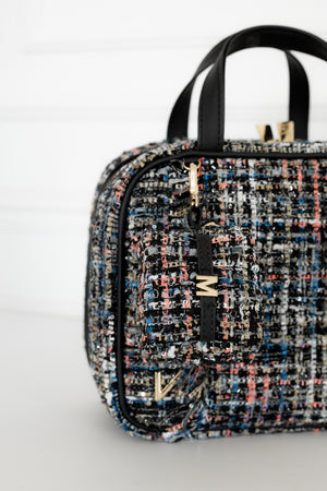Porta Chupetas Ella Tweed Preto