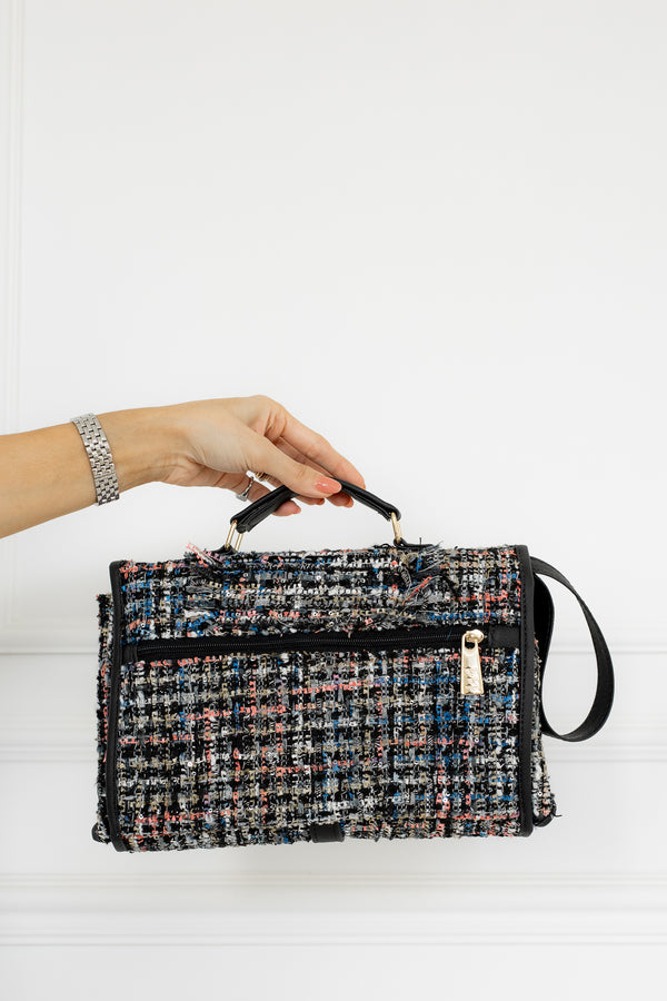Trocador Portátil Tweed Preto