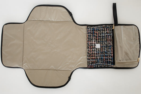 Trocador Portátil Tweed Preto