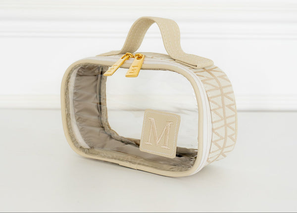 Necessaire Cristal PP Origem bege