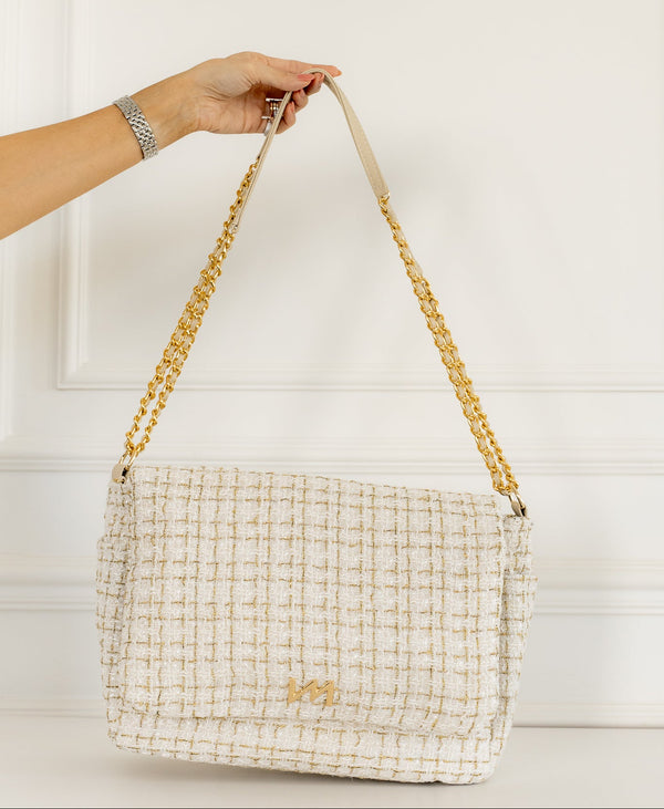 Bolsa maternidade Kate Tweed Bege