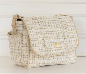 Bolsa maternidade Louise Tweed Bege