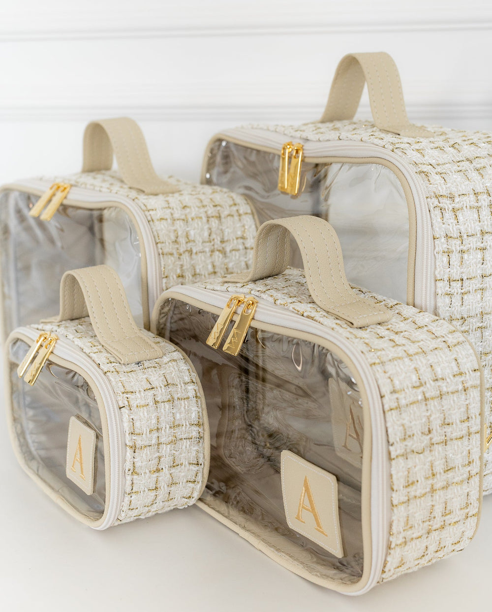 Kit Cristal Tweed Bege