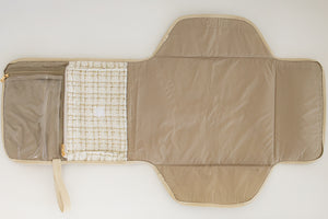Trocador Portátil Tweed Bege