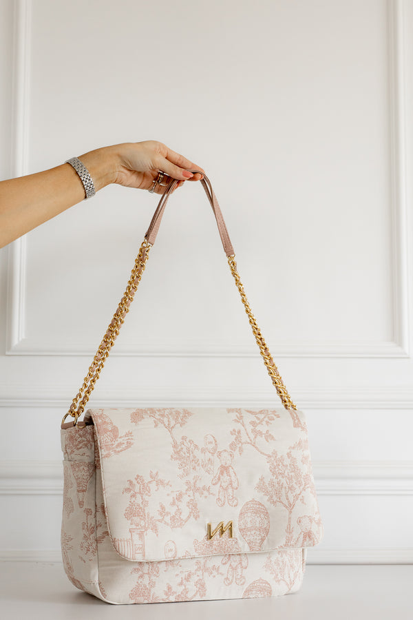 Bolsa maternidade Kate Le Petit Rosé