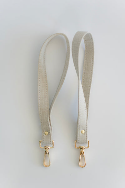 Alça de carrinho linho bege