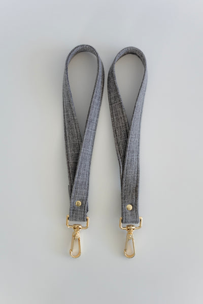 Alça de carrinho linho cinza