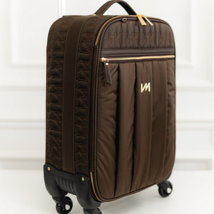 Mala de Rodinhas Urban Chic Marrom