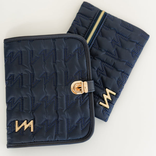 Kit Porta Documentos Urban Chic Marinho