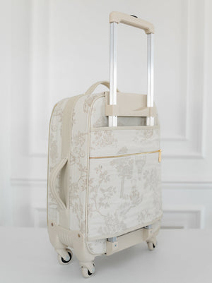 Kit Bolsas Maternidade Le Petit Bege - Mala de rodinhas, Mochila 2 em 1 e Frasqueira térmica