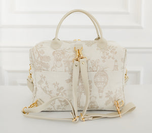 Kit Bolsas Maternidade Le Petit Bege - Mala de rodinhas, Bolsa Madison e Bolsa Madison Mini
