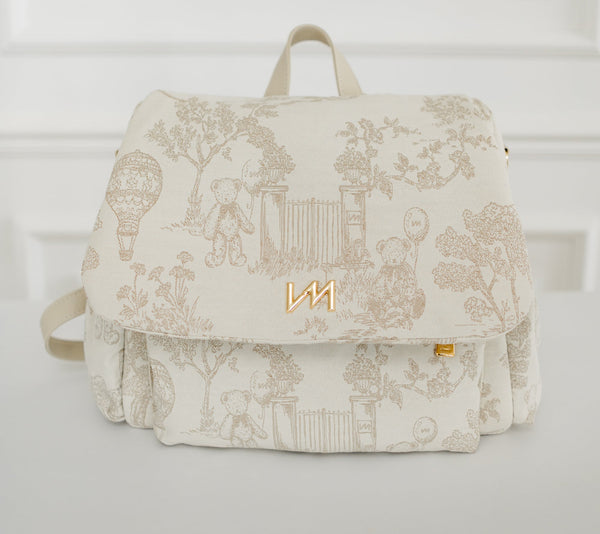 Kit Bolsas Maternidade Le Petit Bege - Mala de rodinhas, Bolsa Madison e Bolsa Madison Mini