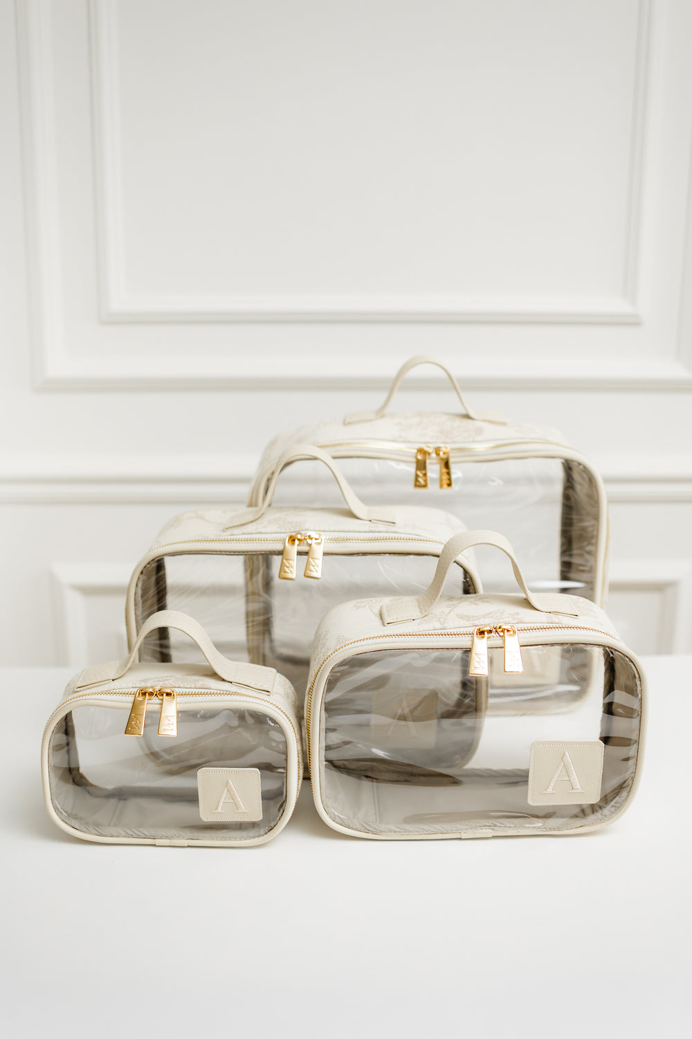 Kit Organizadores Cristal Le Petit Bege