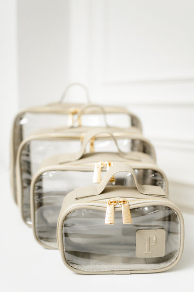 Kit Organizadores Cristal Ella Cinza