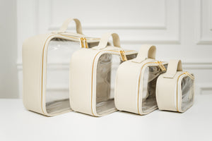 Kit Organizadores Cristal Ella Off White