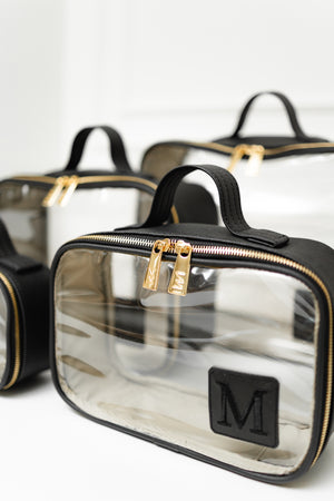 Kit Organizadores Cristal Ella Preto