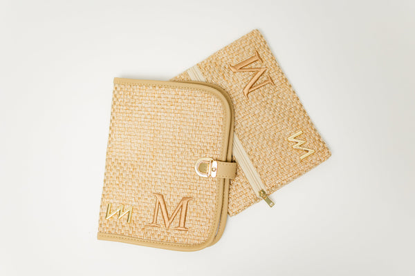 Kit Porta Documentos Tressê Palha