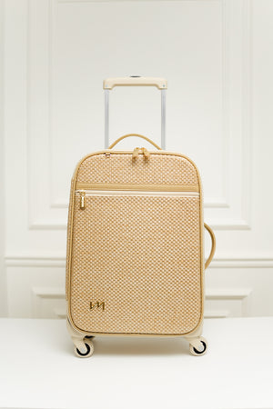 Mala de Rodinhas Tressê Palha