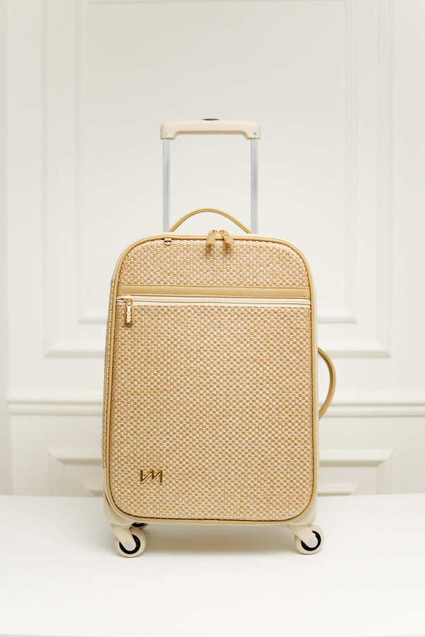 Mala de Rodinhas Tressê Palha