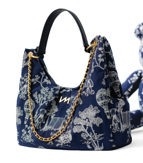 Kit Bolsas Maternidade Le Petit Marinho - Mala de rodinhas, Bolsa Madeleine