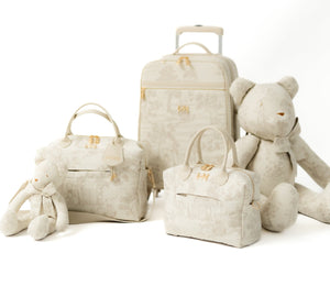 Kit Bolsas Maternidade Le Petit Bege - Mala de rodinhas, Bolsa Madison e Bolsa Madison Mini
