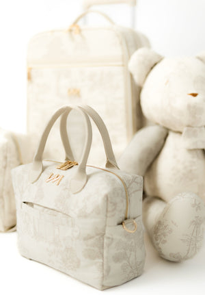 Kit Bolsas Maternidade Le Petit Bege - Mala de rodinhas, Bolsa Madison e Bolsa Madison Mini
