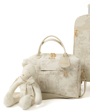 Kit Bolsas Maternidade Le Petit Bege - Mala de rodinhas, Bolsa Madison e Bolsa Madison Mini