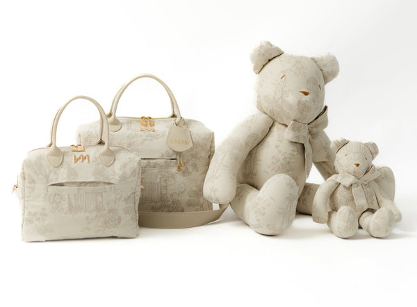 Kit Bolsas Maternidade Le Petit Bege - Mala de rodinhas, Bolsa Madison e Bolsa Madison Mini