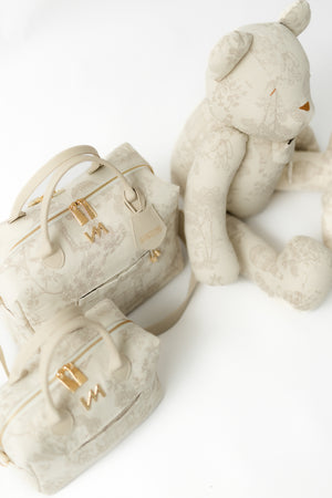 Kit Bolsas Maternidade Le Petit Bege - Mala de rodinhas, Bolsa Madison e Bolsa Madison Mini