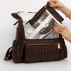Mochila Mummy Urban Chic Marrom